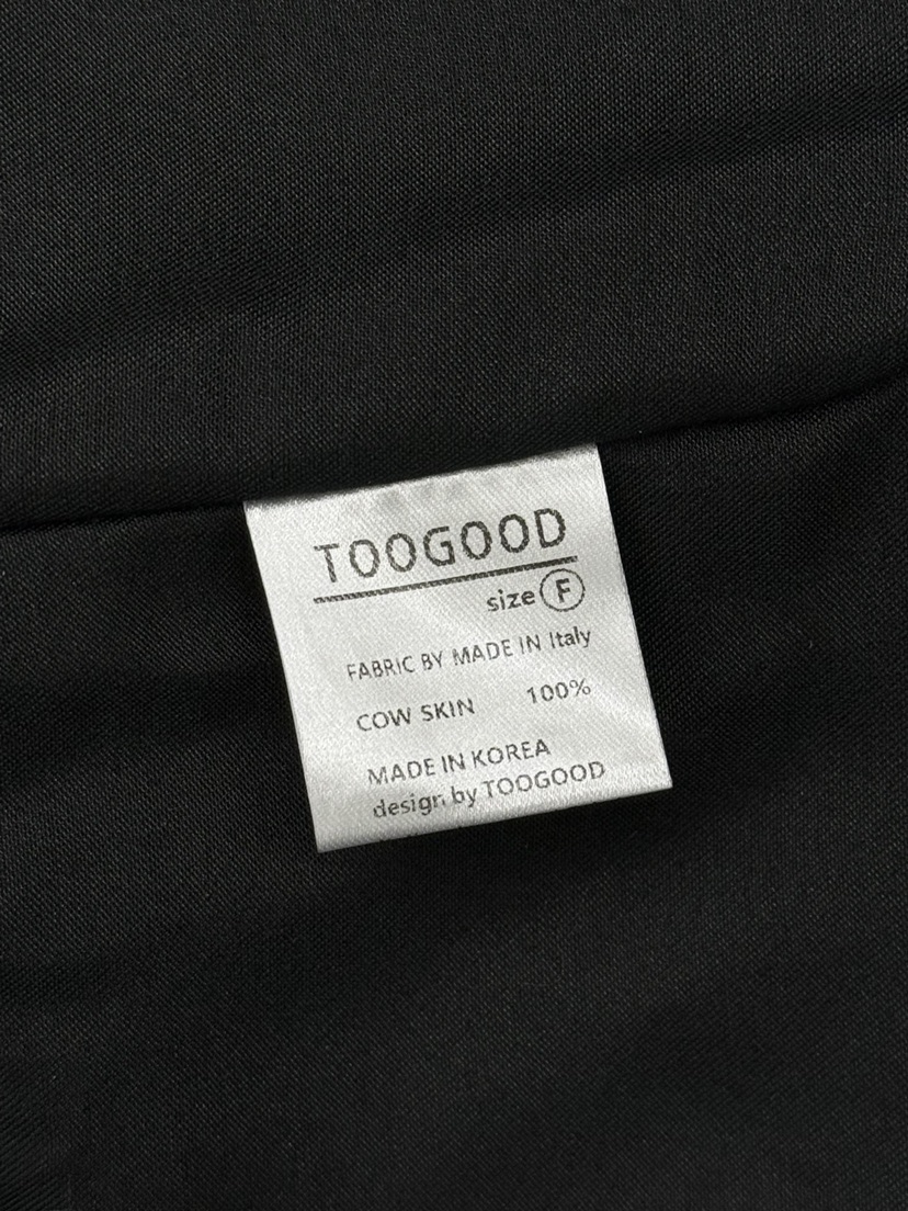TOOGOOD韓國代購㊣女裝新品人氣職業休閑真品推薦皮衣可拆卸TOOGOOD皮衣