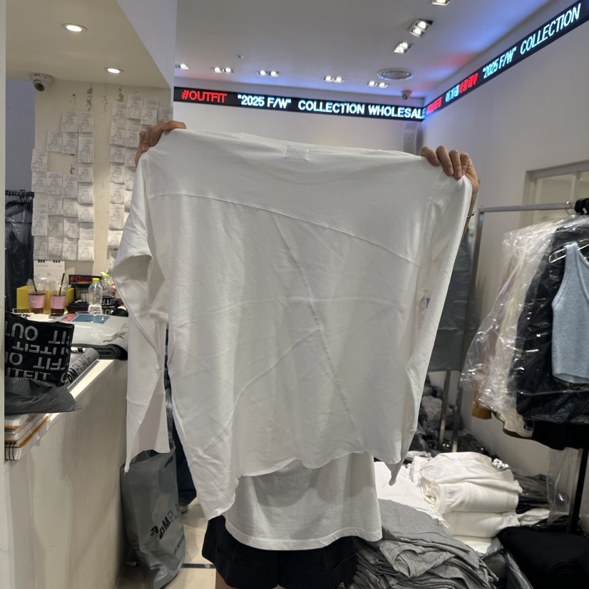 OUTFIT東大門㊣直郵女士新款真品休閑職業時尚人氣推薦長袖T恤OUTFIT長袖T恤