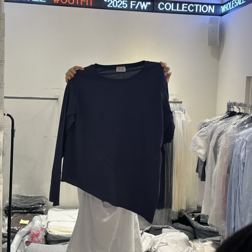 OUTFIT東大門㊣直郵女士新款真品休閑職業時尚人氣推薦長袖T恤OUTFIT長袖T恤圖色3