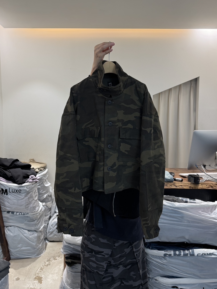 FRIC韓國直郵㊣女裝新品職業人氣熱賣25秋冬真品推薦夾克工裝FRIC夾克圖色1