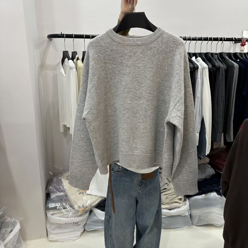 MUSHROOM EFFECT東大門㊣直郵女裝新品休閑針織衫不含內搭MUSHROOM EFFECT針織衫圖色2