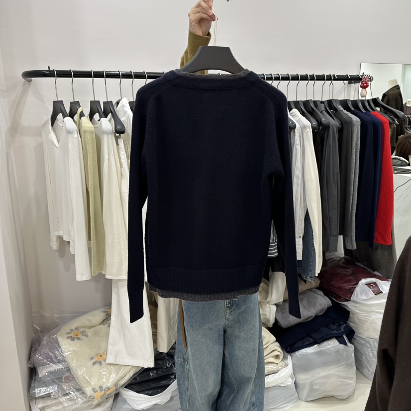 MUSHROOM EFFECT韓國直郵㊣女士新品休閑真品時尚25秋冬針織衫MUSHROOM EFFECT針織衫