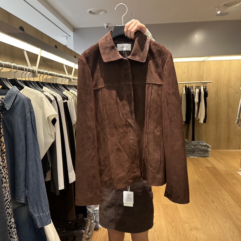 LEFANCY東大門㊣直郵女裝新品時尚25秋冬推薦休閑熱賣真品夾克LEFANCY夾克圖色1