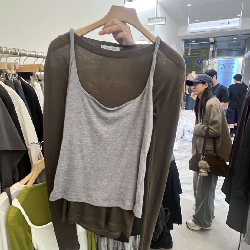 PORTS MOSS東大門㊣實拍女裝新品推薦真品吊帶背心不含內搭PORTS MOSS吊帶/背心圖色3