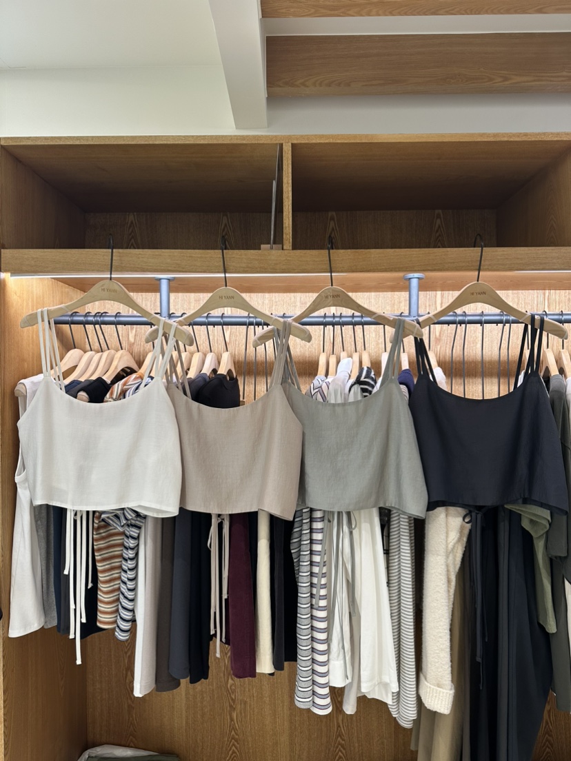 HI YANN東大門㊣實拍女裝新品休閑真品25秋冬熱賣吊帶背心HI YANN吊帶/背心