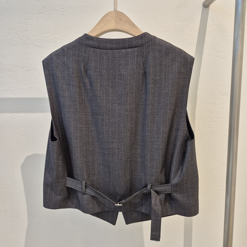 1 2ILLY-S東大門㊣代購女裝新品職業25秋冬真品人氣馬甲腰帶1 2ILLY/THE SIL馬甲