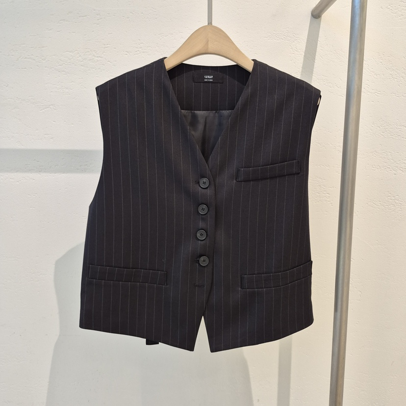 1 2ILLY-S東大門㊣代購女裝新品職業25秋冬真品人氣馬甲腰帶1 2ILLY/THE SIL馬甲圖色2