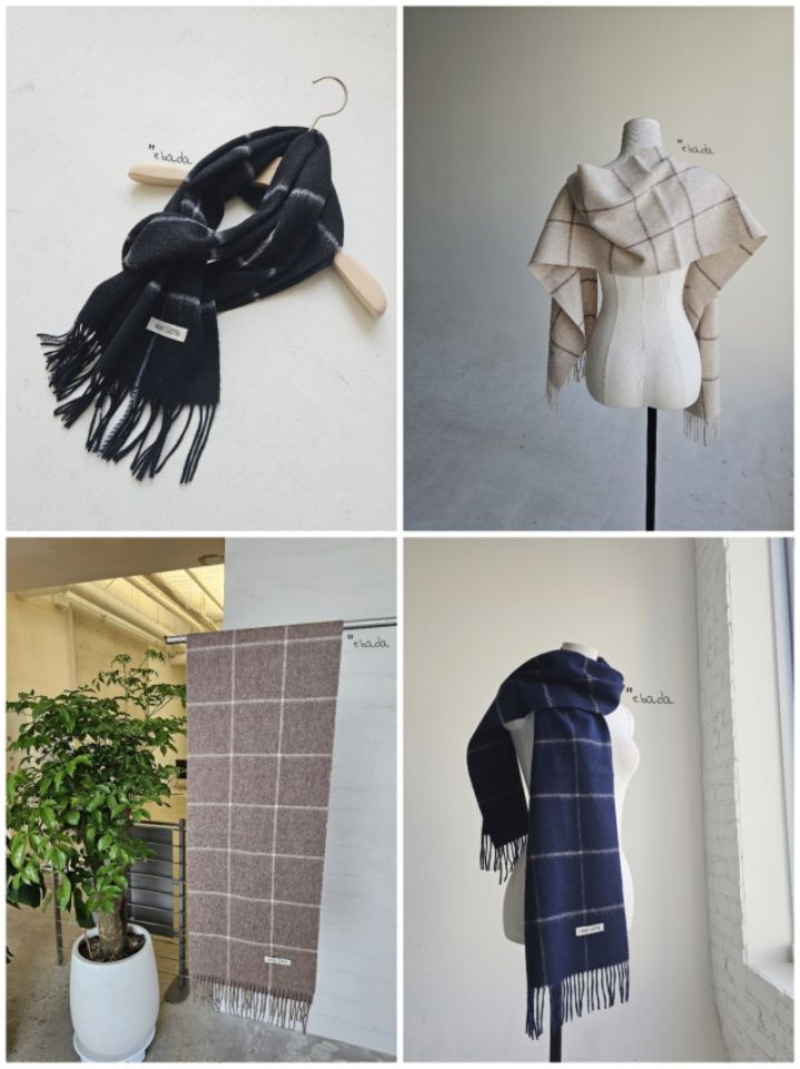 EBADA東大門㊣實拍女士新品人氣25秋冬職業真品熱賣圍巾披肩EBADA圍巾/披肩
