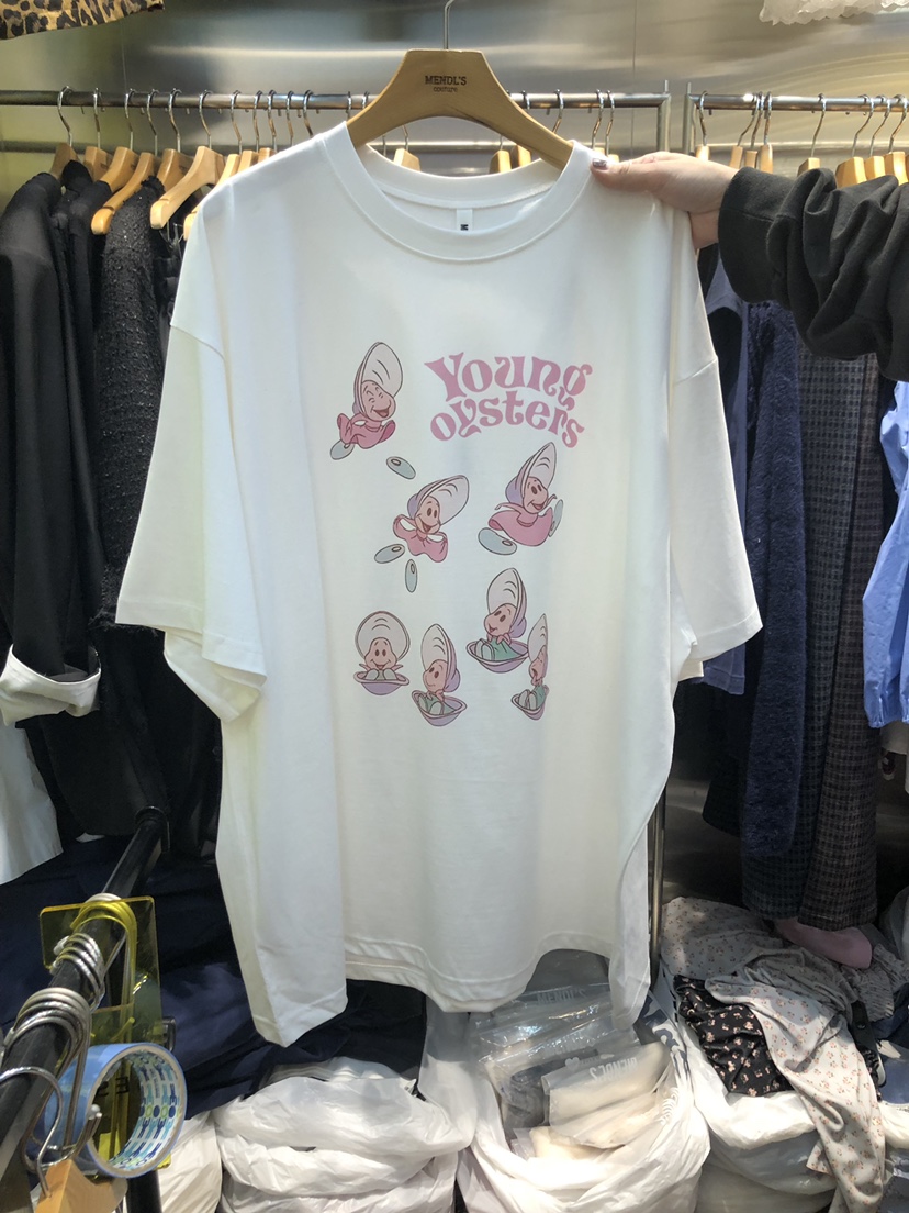 MENDL S東大門㊣代購女裝新款真品人氣25秋冬休閑熱賣職業T恤MENDL ST恤圖色1