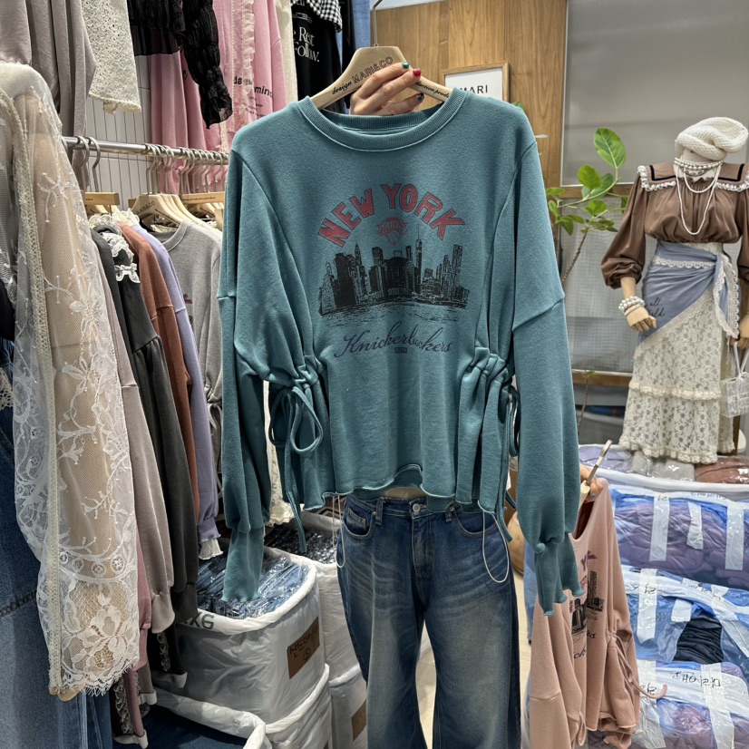 MARI CO東大門㊣實拍女士新品真品25秋冬時尚職業人氣衛衣MARI CO衛衣圖色3