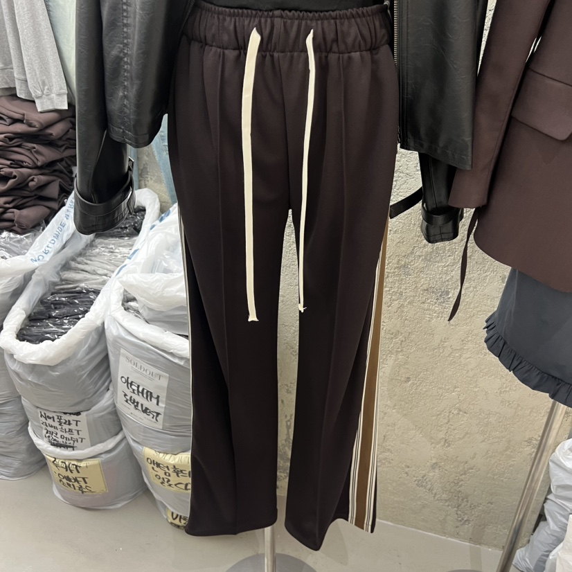 SOLD OUT韓國直郵㊣女士新品熱賣推薦真品職業休閑25秋冬休閑褲SOLD OUT休閑褲圖色3