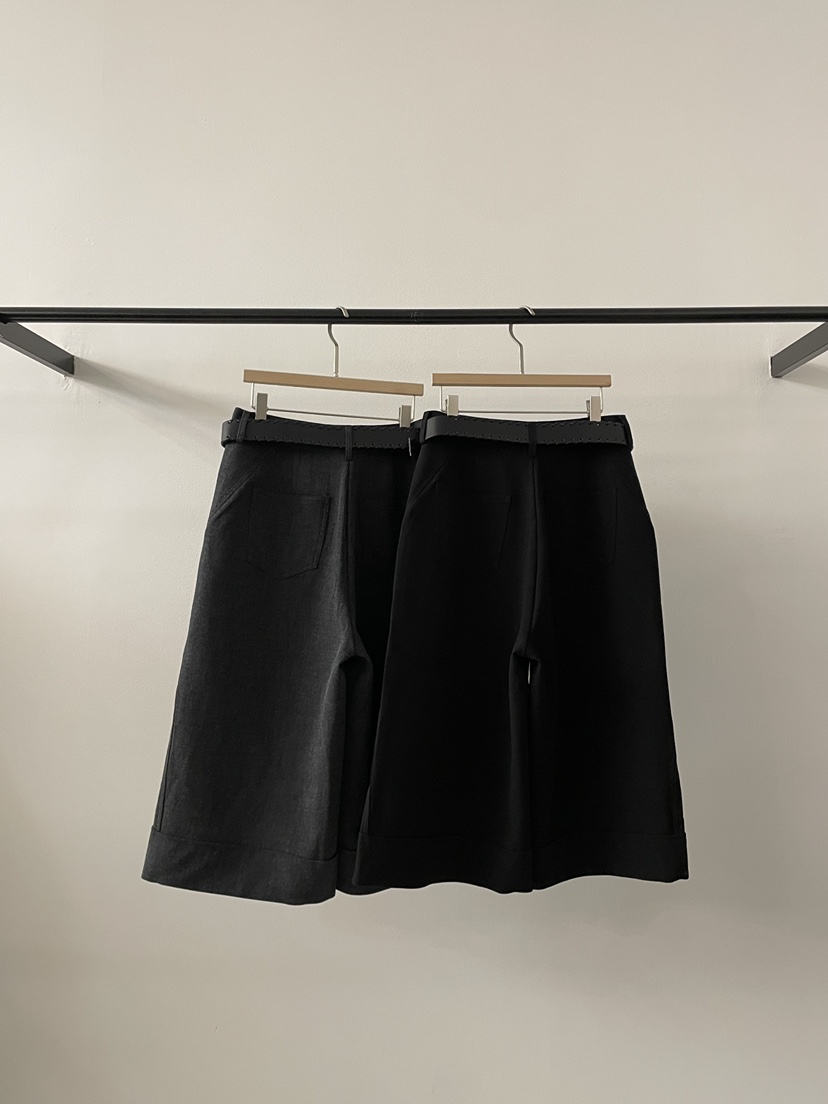 2DA/DARIMI-P東大門㊣代購女裝新品職業休閑推薦短褲含腰帶2DA/DARIMI-P短褲