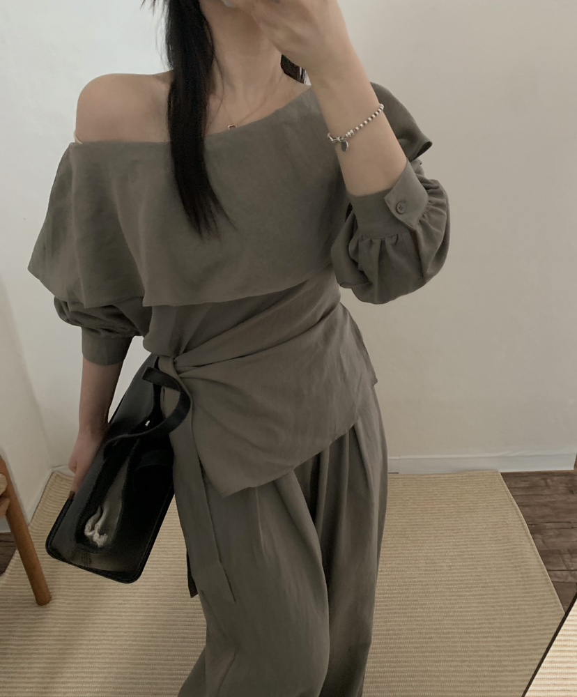 TWENTY FOUR SEVEN24-7東大門㊣實拍女士新款休閑套裝兩件套套裝TEWNTY FOUR SEVEN24-7套裝