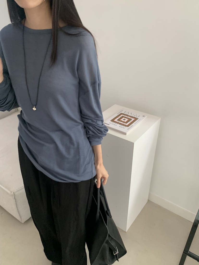 GAMDONG韓國代購㊣女士新款人氣推薦真品職業休閑熱賣長袖T恤GAMDONG長袖T恤