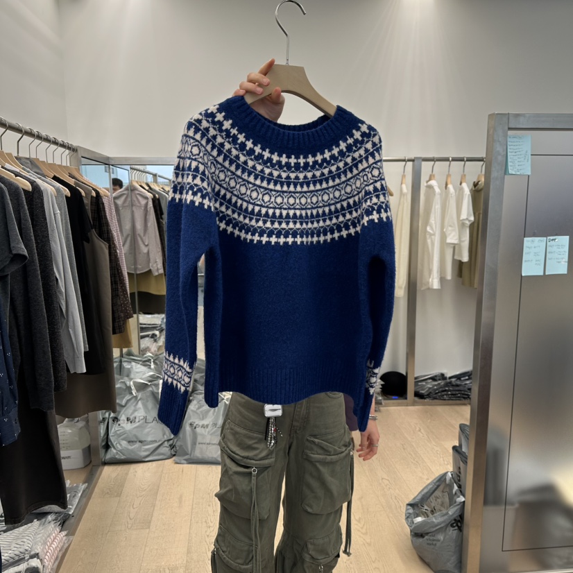 LTMS韓國代購㊣女裝新品推薦25秋冬職業人氣時尚休閑真品毛衣LTMS毛衣圖色2
