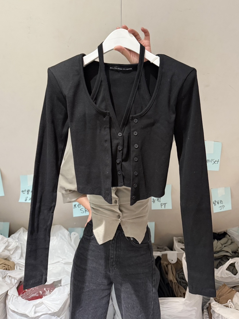 BELITA-L韓國直郵㊣女裝新品時尚推薦職業真品熱賣長袖T恤BELITA-L長袖T恤圖色5
