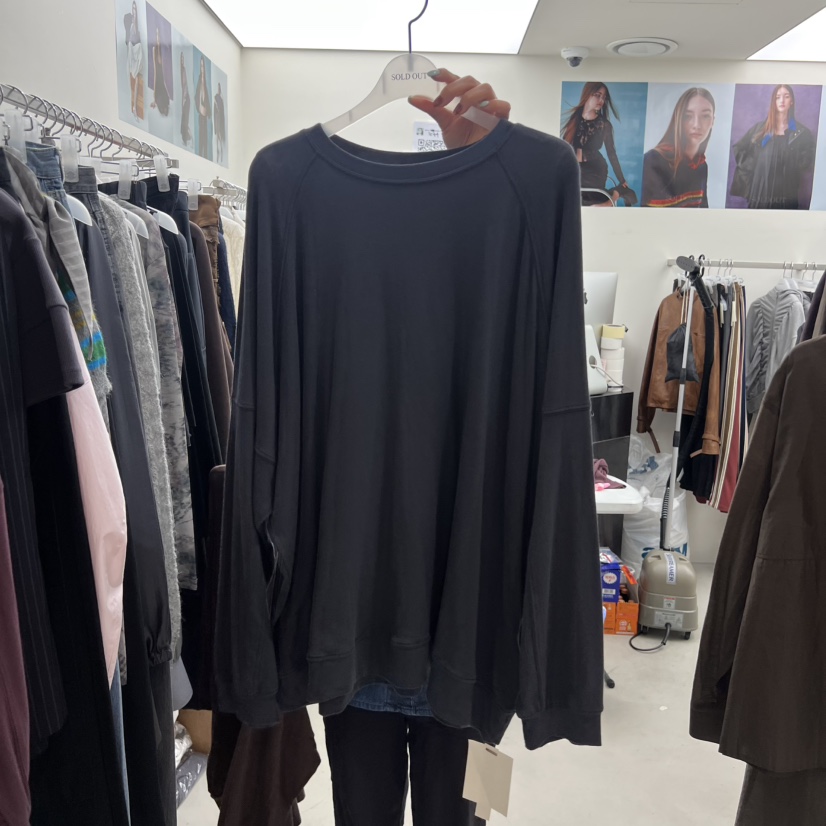 SOLD OUT韓國直郵㊣女士新品人氣休閑時尚25秋冬真品長袖T恤SOLD OUT長袖T恤圖色3