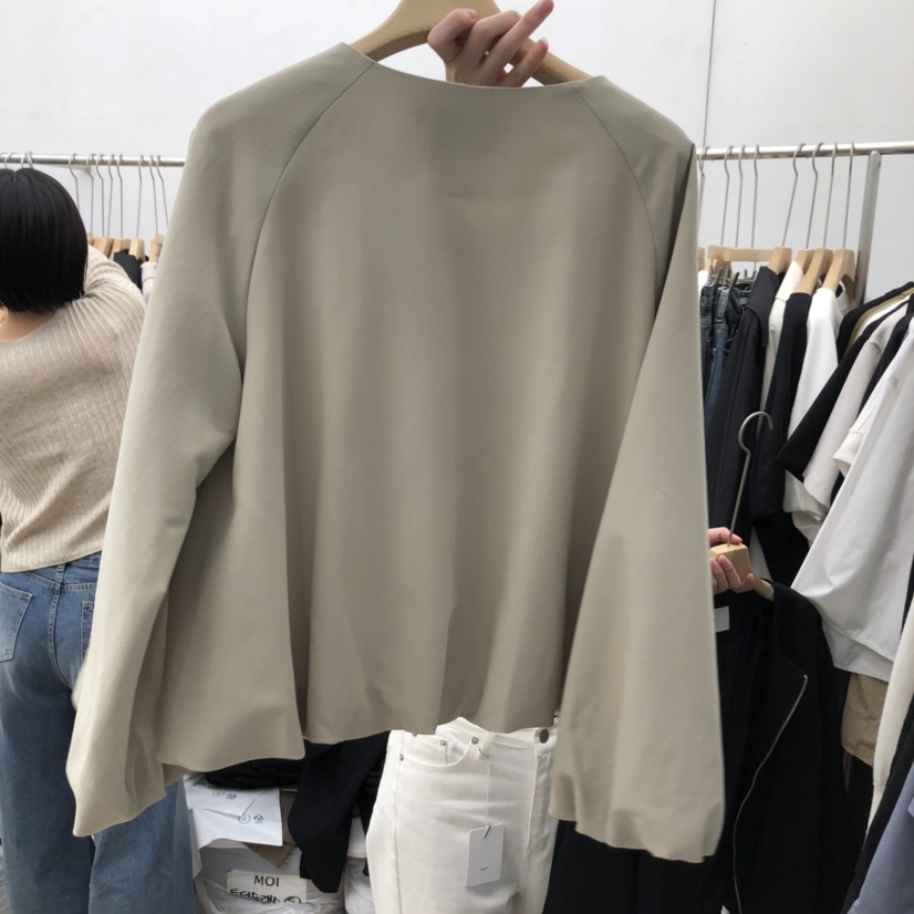 MOI-A韓國代購㊣女裝新品時尚職業25秋冬人氣熱賣夾克拉鏈MOI-A夾克