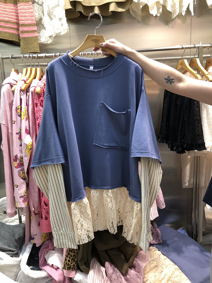 MENDL S東大門㊣實拍女士新品熱賣真品25秋冬休閑時尚人氣T恤MENDL ST恤圖色2