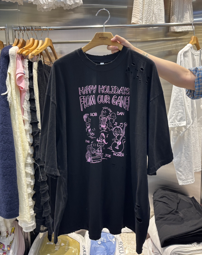 MENDL S東大門㊣實拍女士新款真品推薦職業25秋冬人氣休閑T恤MENDL ST恤圖色2