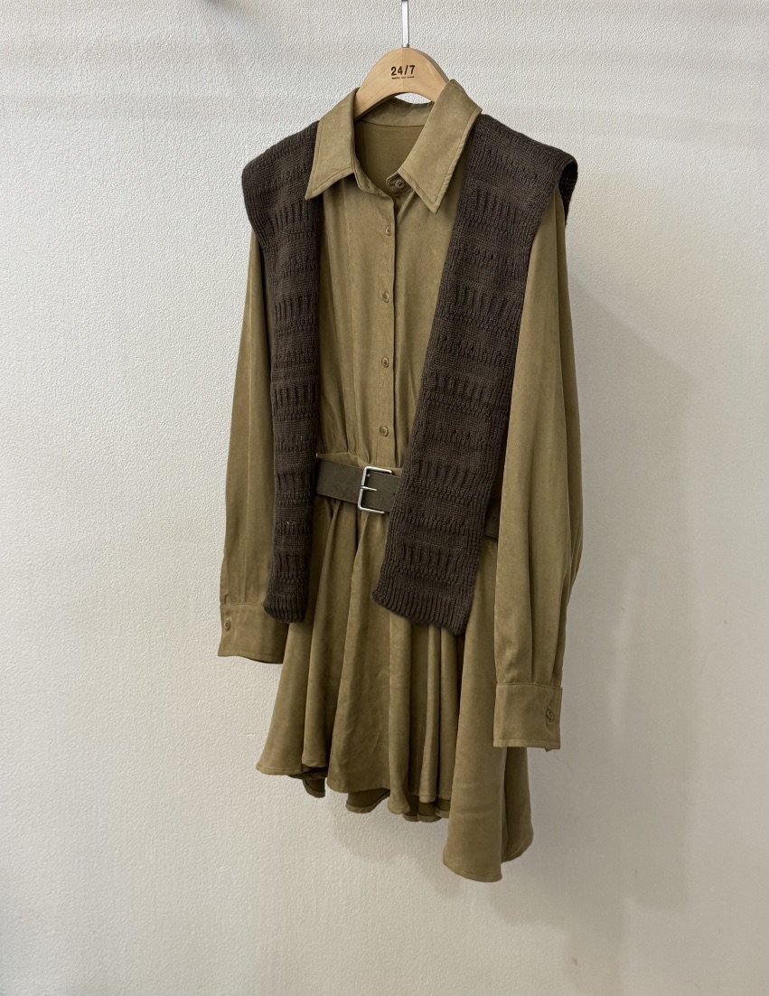 TWENTY FOUR SEVEN24-7韓國直郵㊣女裝新品熱賣套裝兩件套披肩TEWNTY FOUR SEVEN24-7套裝