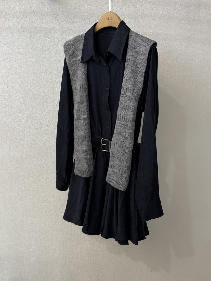 TWENTY FOUR SEVEN24-7韓國直郵㊣女裝新品熱賣套裝兩件套披肩TEWNTY FOUR SEVEN24-7套裝圖色3