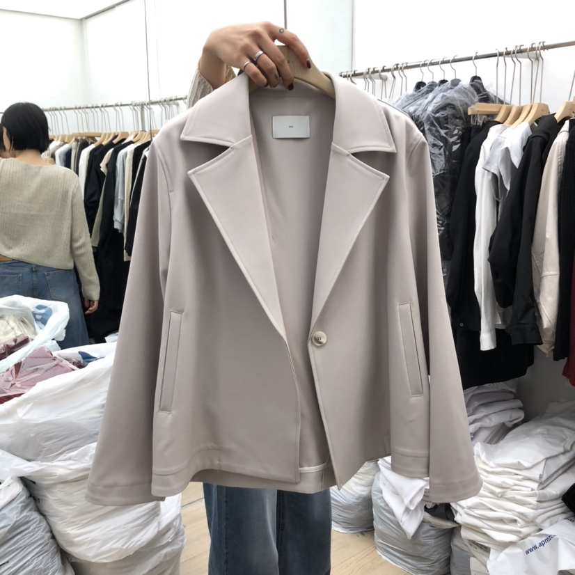 MOI-A東大門㊣直郵女裝新品真品推薦時尚休閑人氣熱賣夾克MOI-A夾克圖色1