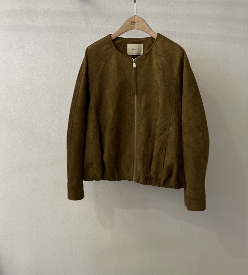 TWENTY FOUR SEVEN24-7東大門㊣直郵女士新品休閑夾克絨面革TEWNTY FOUR SEVEN24-7夾克圖色1