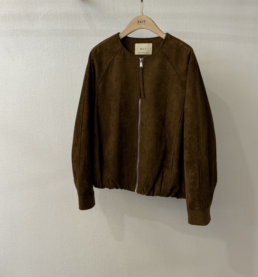 TWENTY FOUR SEVEN24-7東大門㊣直郵女士新品休閑夾克絨面革TEWNTY FOUR SEVEN24-7夾克圖色2