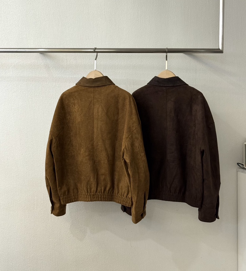 TWENTY FOUR SEVEN24-7韓國代購㊣女裝新品熱賣夾克絨面革TEWNTY FOUR SEVEN24-7夾克