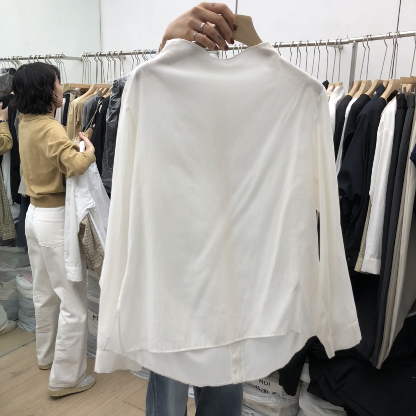 MOI-A東大門㊣代購女士新品25秋冬熱賣職業推薦襯衫蕾絲衫MOI-A襯衫/蕾絲衫圖色1