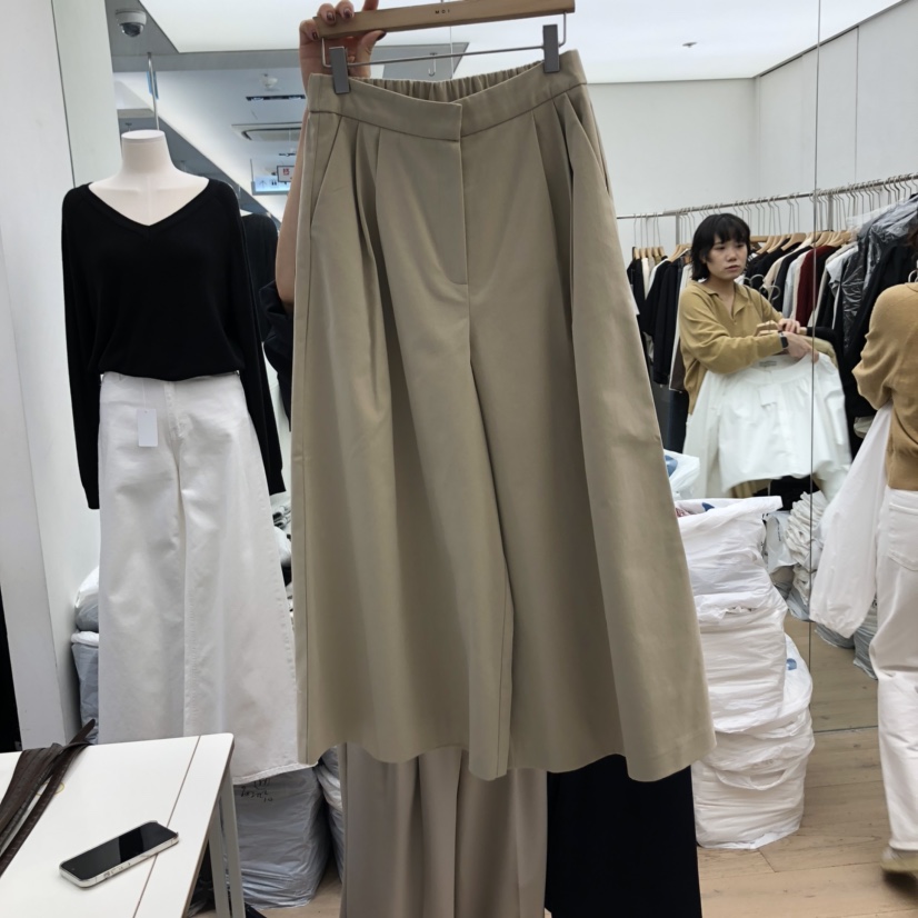 MOI-A東大門㊣代購女士新品真品25秋冬休閑時尚熱賣休閑褲MOI-A休閑褲圖色1