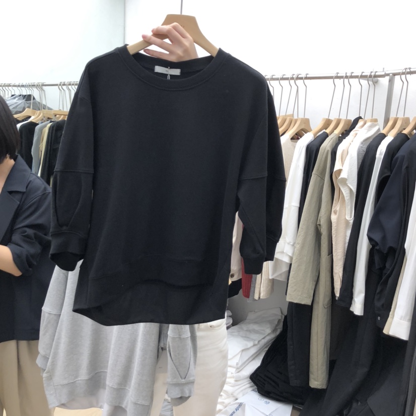 MOI-A韓國代購㊣女士新品休閑推薦人氣熱賣25秋冬真品衛衣MOI-A衛衣圖色3