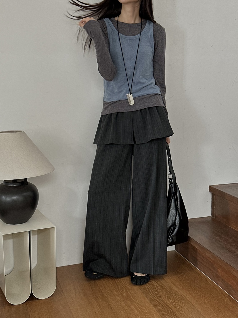 BENE東大門㊣直郵女士新品熱賣休閑25秋冬人氣套裝兩件套羊毛BENE套裝