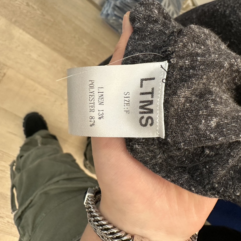 LTMS東大門㊣實拍女裝新品真品推薦休閑職業人氣長袖T恤紐扣LTMS長袖T恤