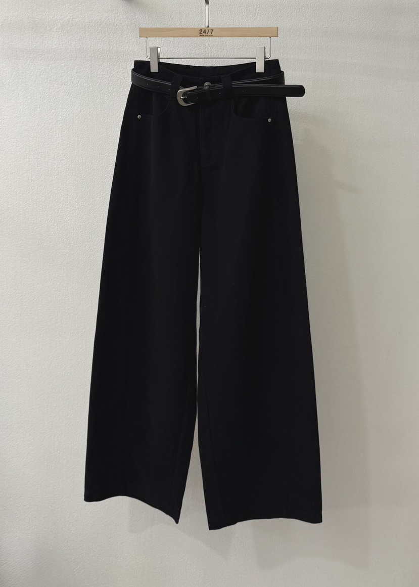 TWENTY FOUR SEVEN24-7東大門㊣實拍女裝新品時尚休閑褲含腰帶TEWNTY FOUR SEVEN24-7休閑褲圖色3