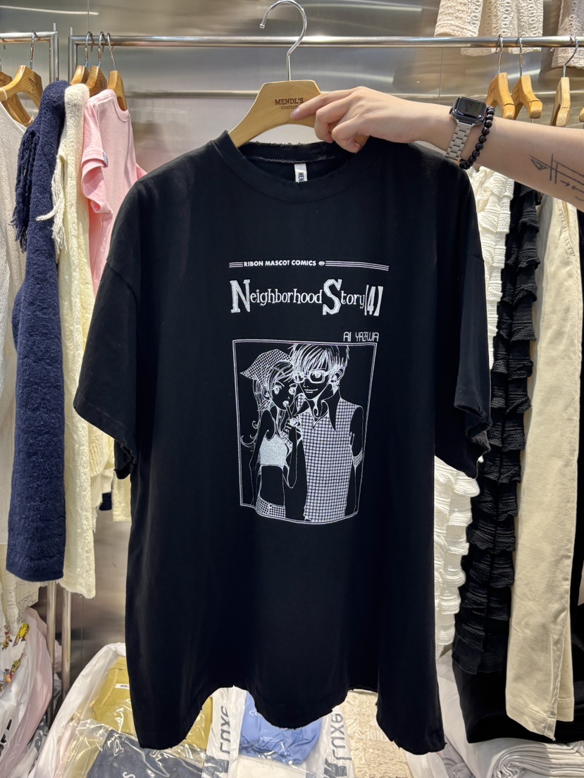 MENDL S韓國代購㊣女士新品時尚25秋冬真品推薦熱賣人氣T恤MENDL ST恤圖色2
