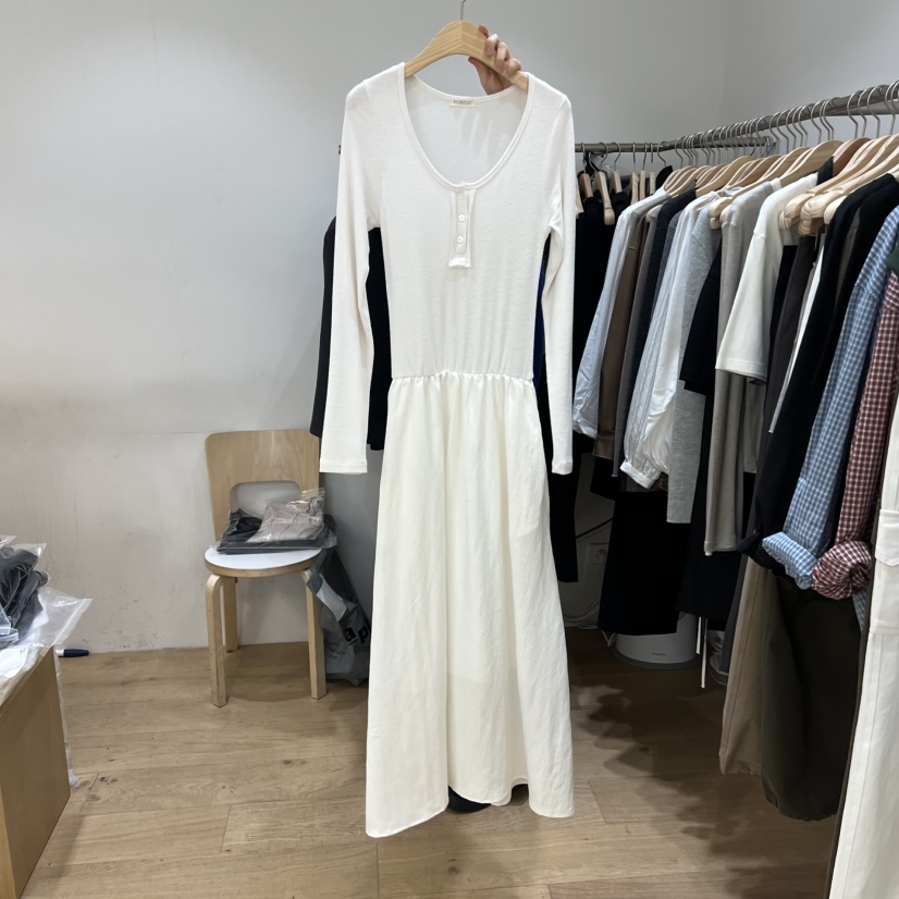FOREST韓國代購㊣女裝新品人氣25秋冬時尚職業休閑熱賣連衣裙FOREST連衣裙圖色1
