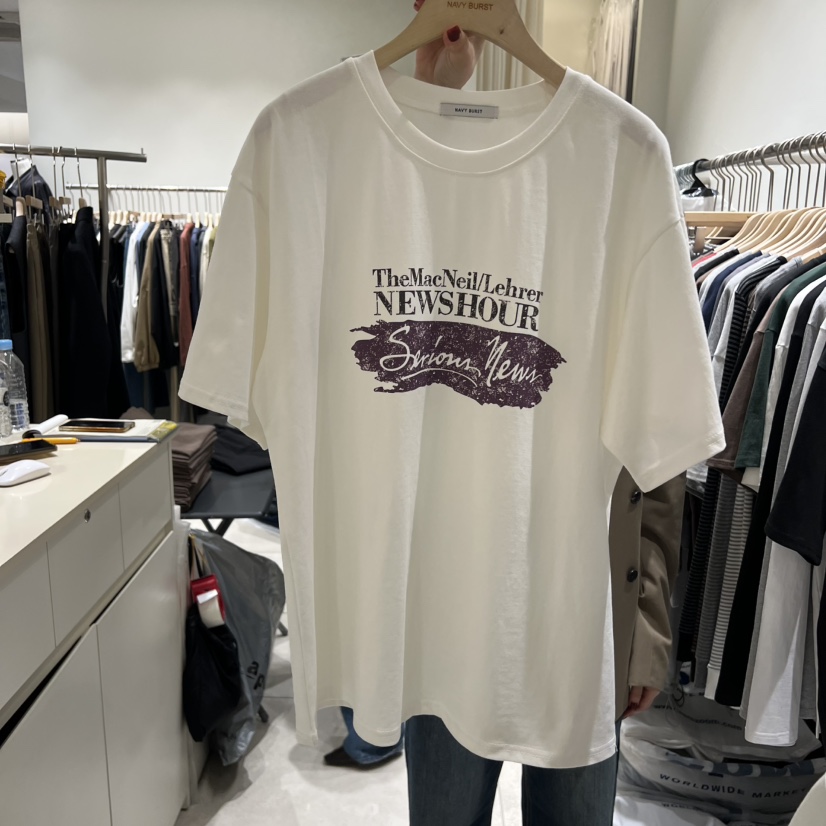 NAVYBURST東大門㊣代購女裝新品時尚熱賣人氣真品推薦休閑T恤NAVY BURSTT恤圖色1