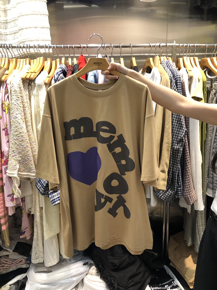 MENDL S韓國代購㊣女士新品真品推薦25秋冬休閑時尚人氣T恤MENDL ST恤圖色1