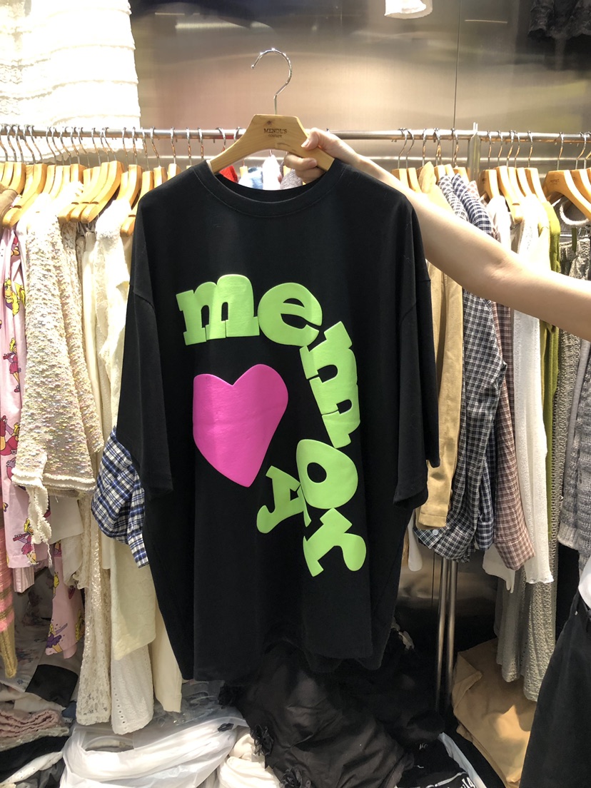 MENDL S韓國代購㊣女士新品真品推薦25秋冬休閑時尚人氣T恤MENDL ST恤圖色3