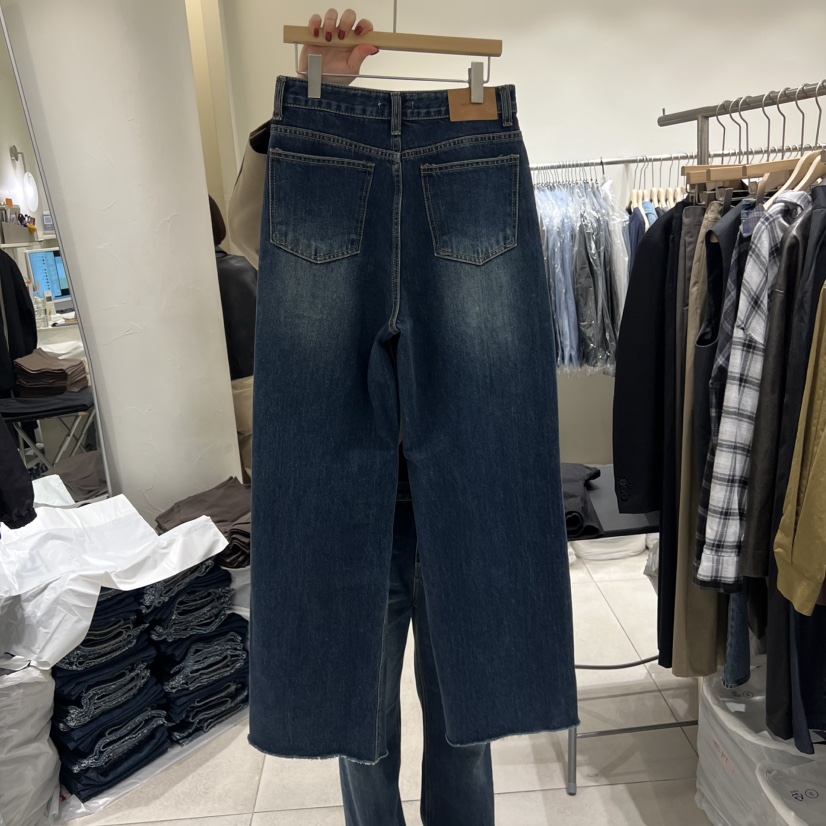 NAVYBURST韓國代購㊣女裝新款休閑熱賣真品時尚25秋冬牛仔褲NAVY BURST牛仔褲