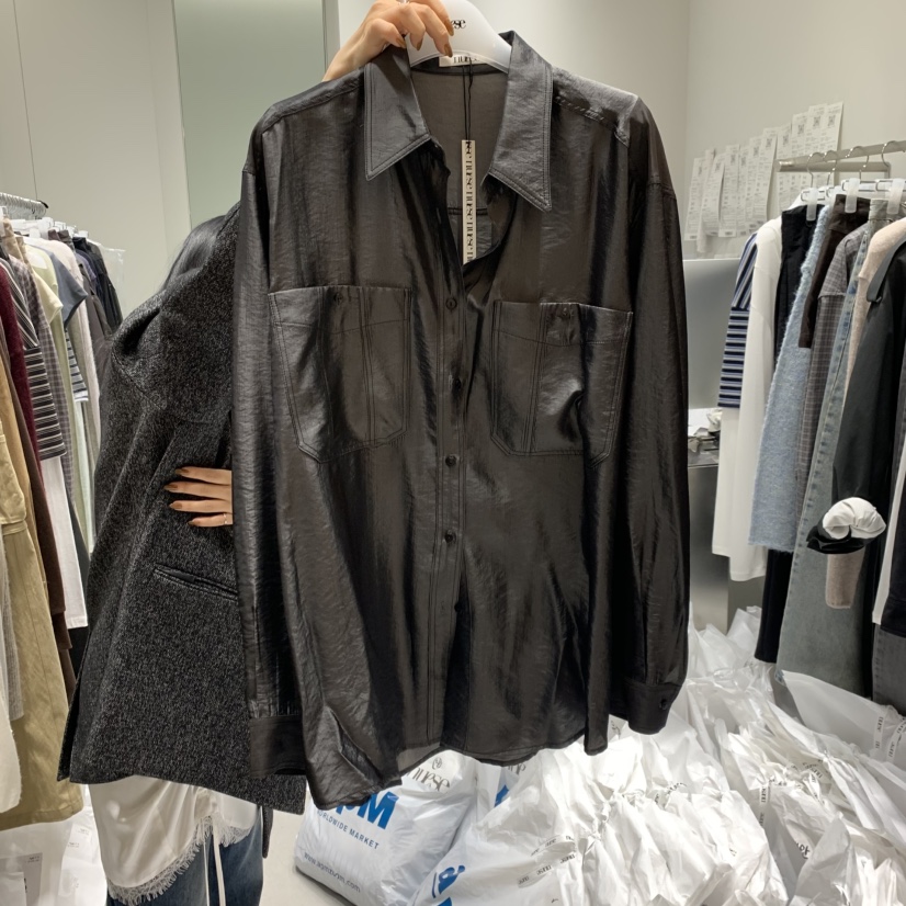 NUESE東大門㊣直郵女裝新品真品熱賣推薦人氣休閑襯衫蕾絲衫NUESE襯衫/蕾絲衫圖色1