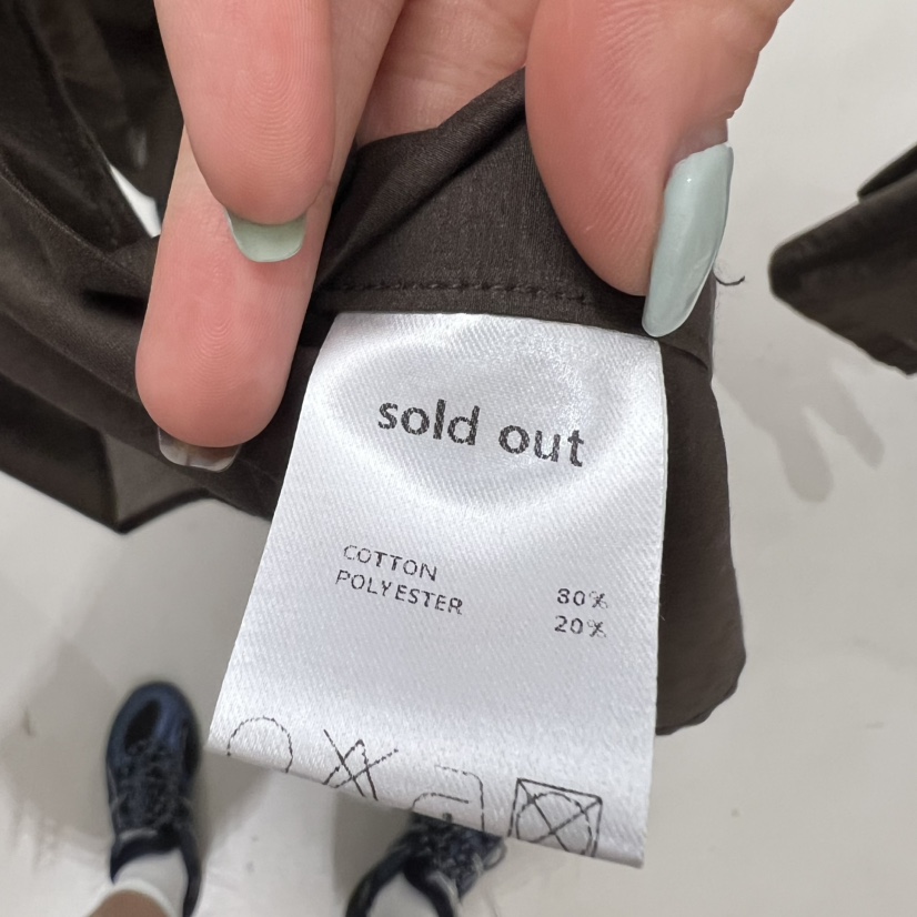 SOLD OUT韓國代購㊣女士新款25秋冬休閑推薦時尚襯衫蕾絲衫SOLD OUT襯衫/蕾絲衫