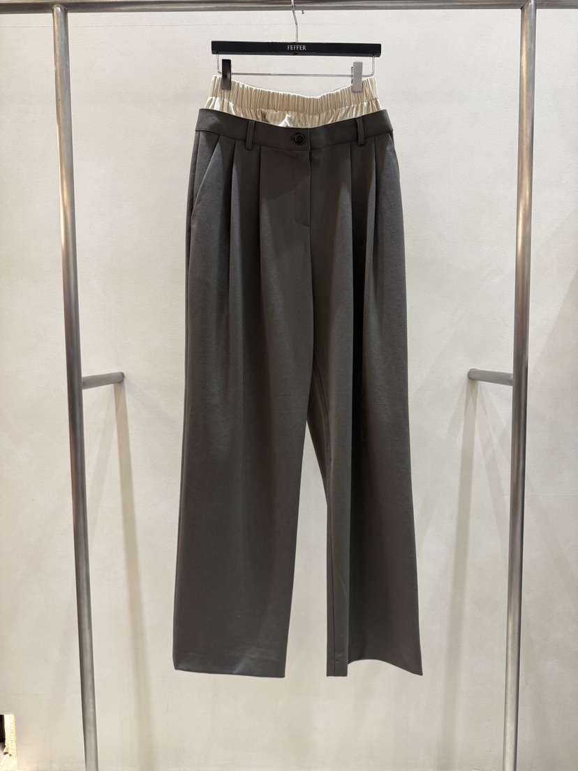 FEFFER東大門㊣實拍女士新品時尚25秋冬真品熱賣推薦休閑褲FEFFER休閑褲圖色1