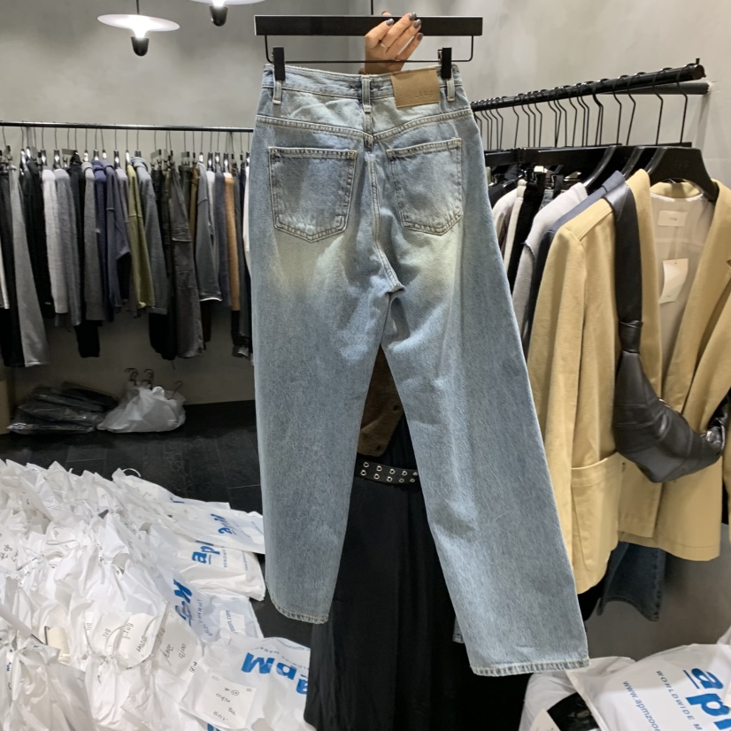 TUG韓國直郵㊣女裝新品時尚熱賣25秋冬休閑推薦人氣真品牛仔褲TUG牛仔褲