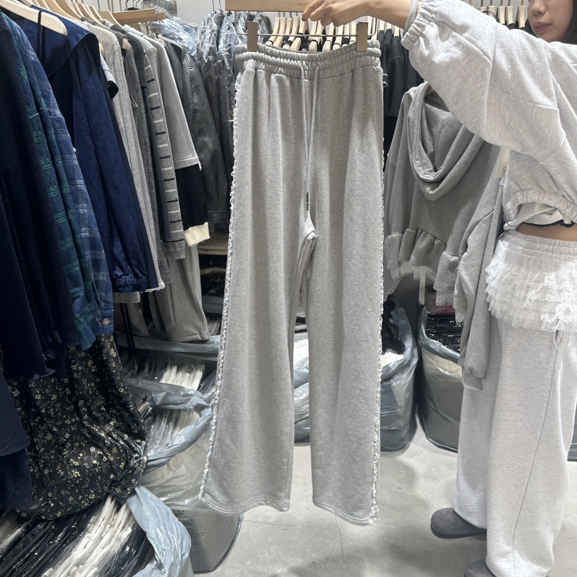 RE STYLE-Q東大門㊣直郵女士新品職業25秋冬熱賣真品休閑褲RE STYLE休閑褲圖色1