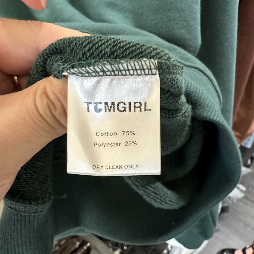 TOMGIRL東大門㊣代購女士新品人氣時尚推薦25秋冬職業熱賣衛衣TOMGIRL衛衣