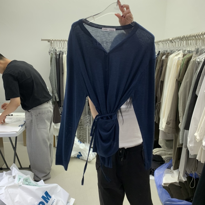 PADO韓國直郵㊣女裝新款真品熱賣職業時尚推薦人氣休閑針織衫PADO針織衫圖色1
