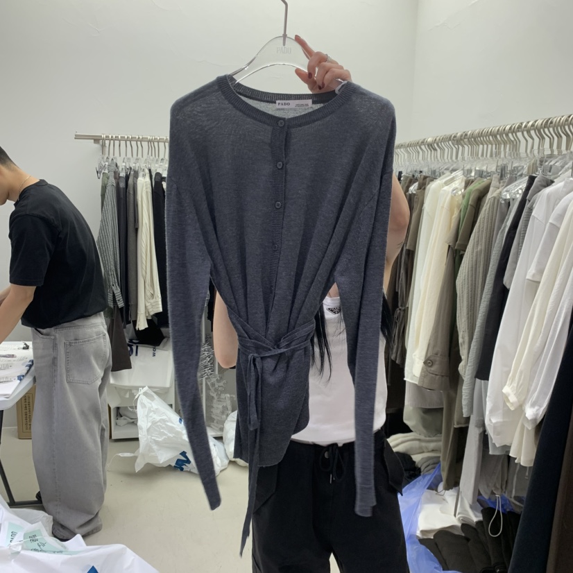 PADO韓國直郵㊣女裝新款真品熱賣職業時尚推薦人氣休閑針織衫PADO針織衫圖色3